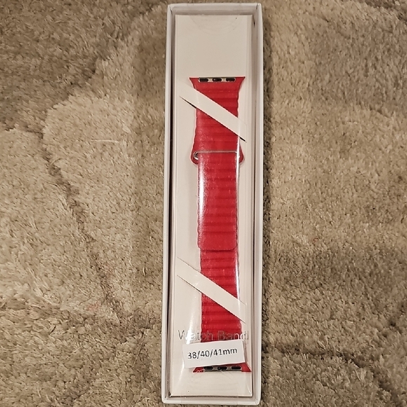Vibrant Red Watch Band for 38/40/41mm - Picture 1 of 1